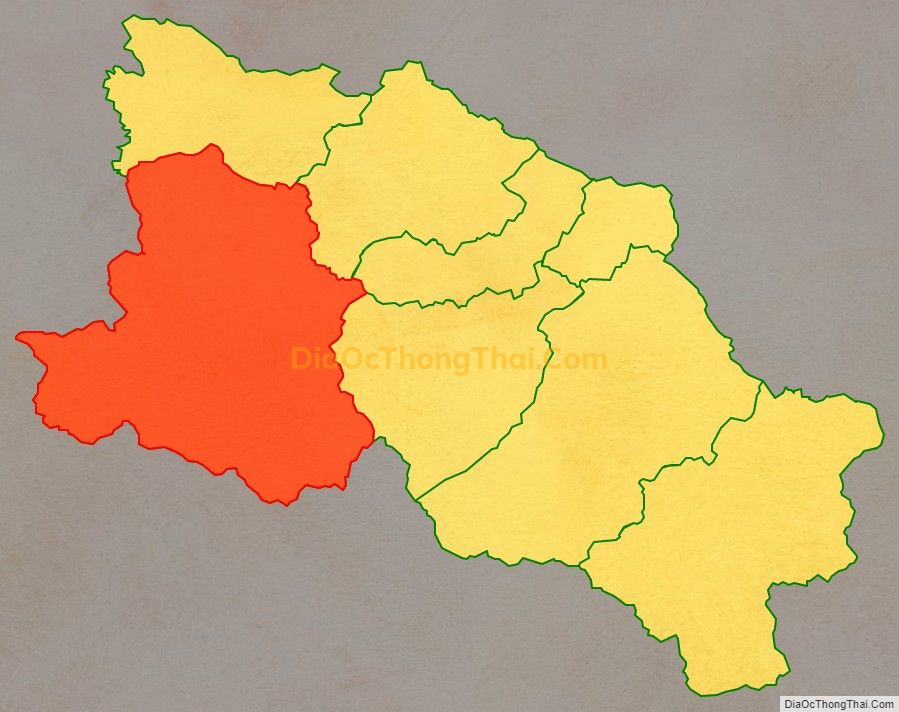 Bản đồ vị trí và địa giới hành chính Xã Mường Lèo, huyện Sốp Cộp