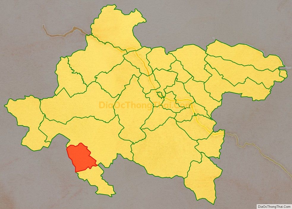 Bản đồ vị trí và địa giới hành chính Xã Co Tòng, huyện Thuận Châu