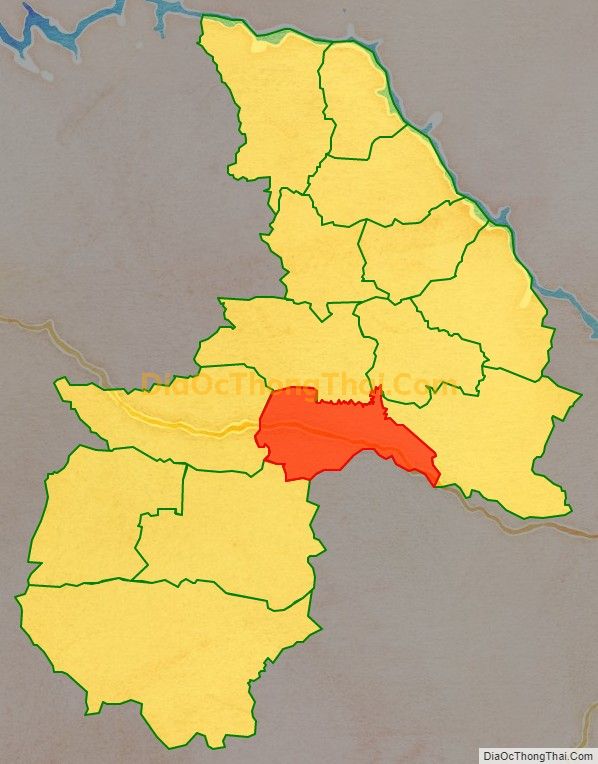 Bản đồ vị trí và địa giới hành chính Xã Lóng Luông, huyện Vân Hồ