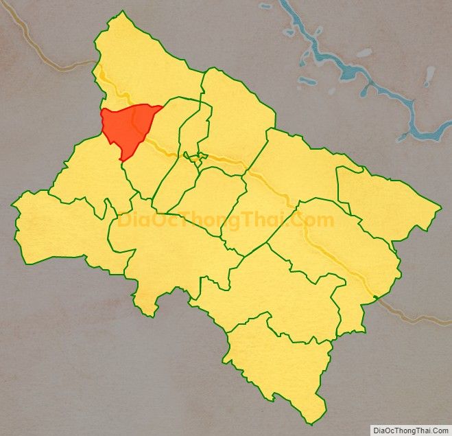 Bản đồ vị trí và địa giới hành chính Xã Chiềng Sàng, huyện Yên Châu