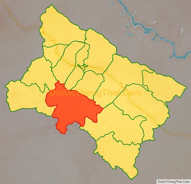 Bản đồ vị trí và địa giới hành chính Xã Phiêng Khoài, huyện Yên Châu