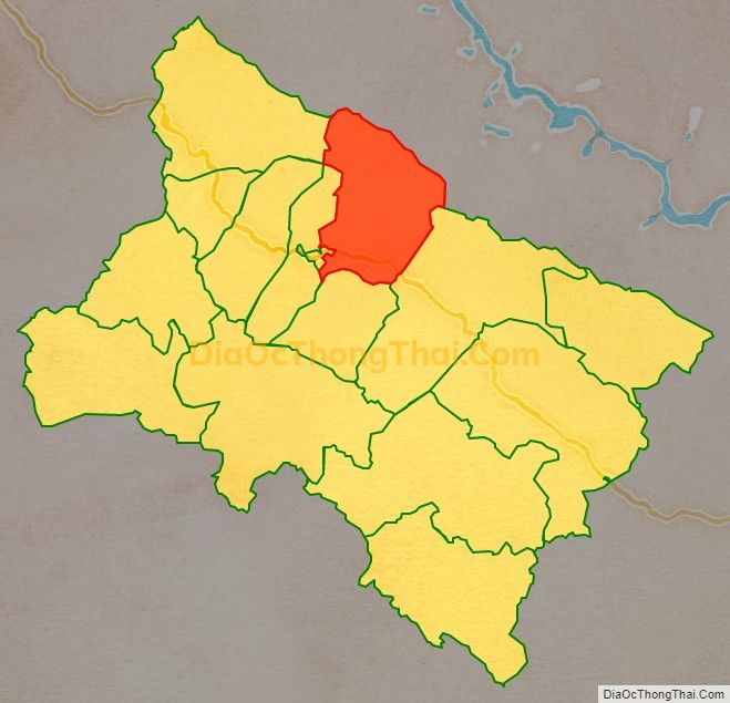 Bản đồ vị trí và địa giới hành chính Xã Sặp Vạt, huyện Yên Châu
