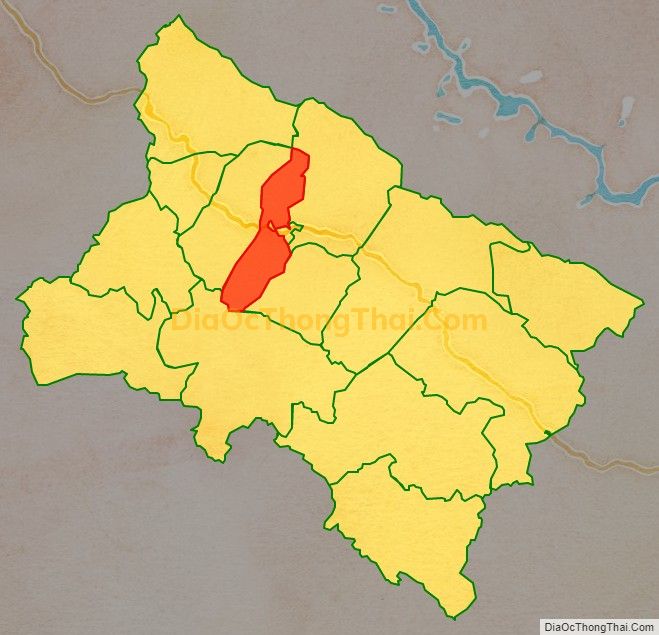Bản đồ vị trí và địa giới hành chính Xã Viêng Lán, huyện Yên Châu