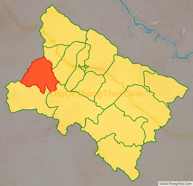 Bản đồ vị trí và địa giới hành chính Xã Yên Sơn, huyện Yên Châu