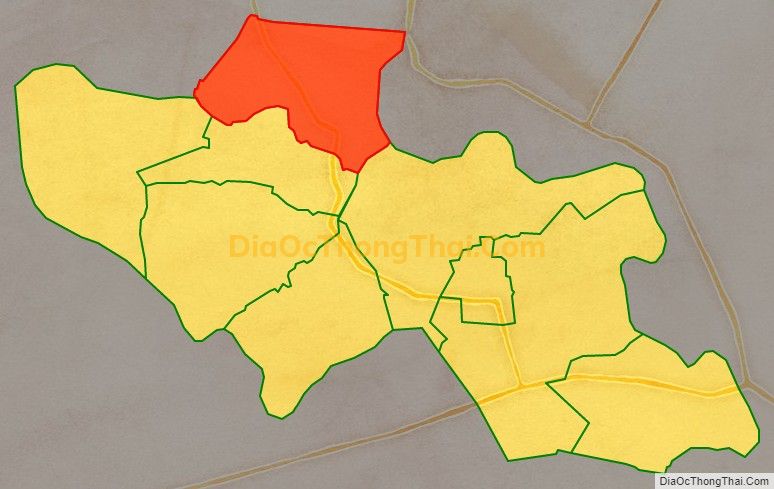 Bản đồ vị trí và địa giới hành chính Xã Long Chữ, huyện Bến Cầu