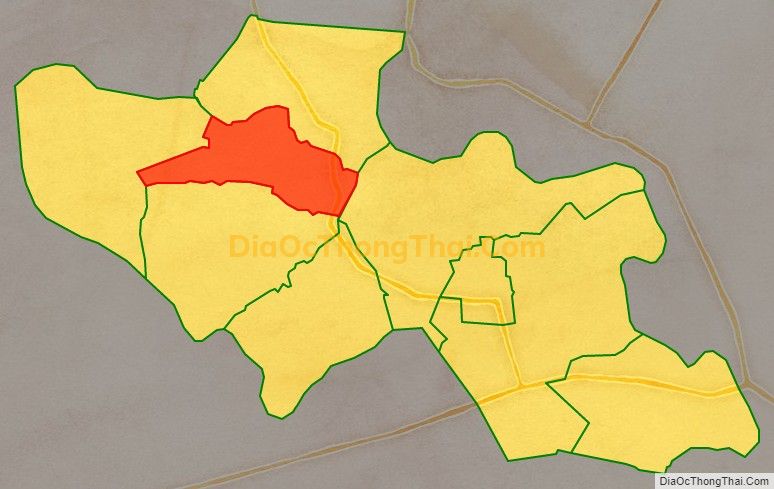 Bản đồ vị trí và địa giới hành chính Xã Long Giang, huyện Bến Cầu