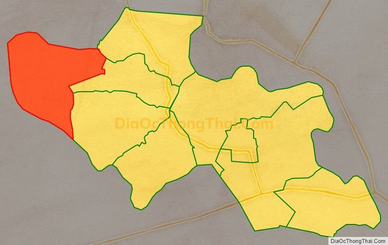 Bản đồ vị trí và địa giới hành chính Xã Long Phước, huyện Bến Cầu