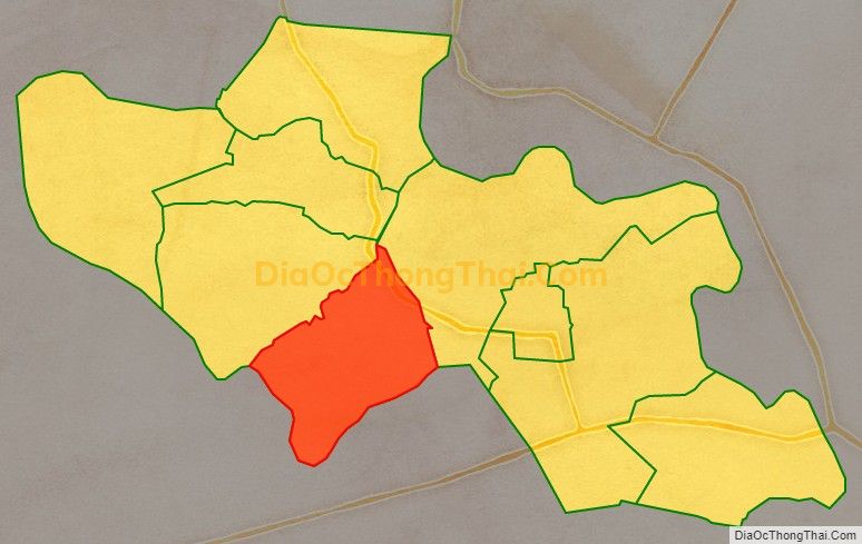 Bản đồ vị trí và địa giới hành chính Xã Long Thuận, huyện Bến Cầu
