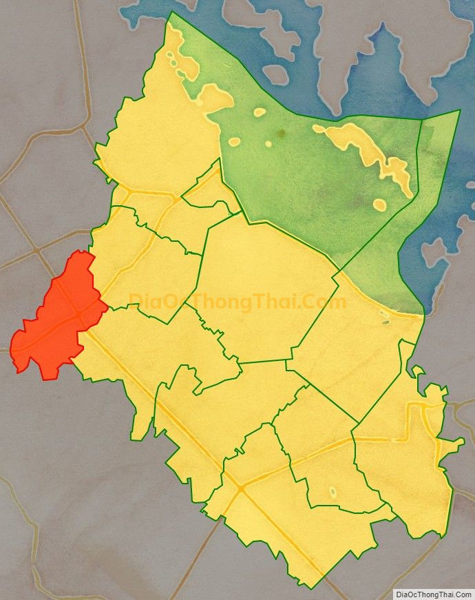 Bản đồ vị trí và địa giới hành chính Xã Bàu Năng, huyện Dương Minh Châu