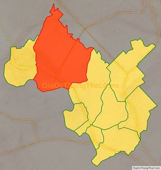 Bản đồ vị trí và địa giới hành chính Xã Thạnh Đức, huyện Gò Dầu