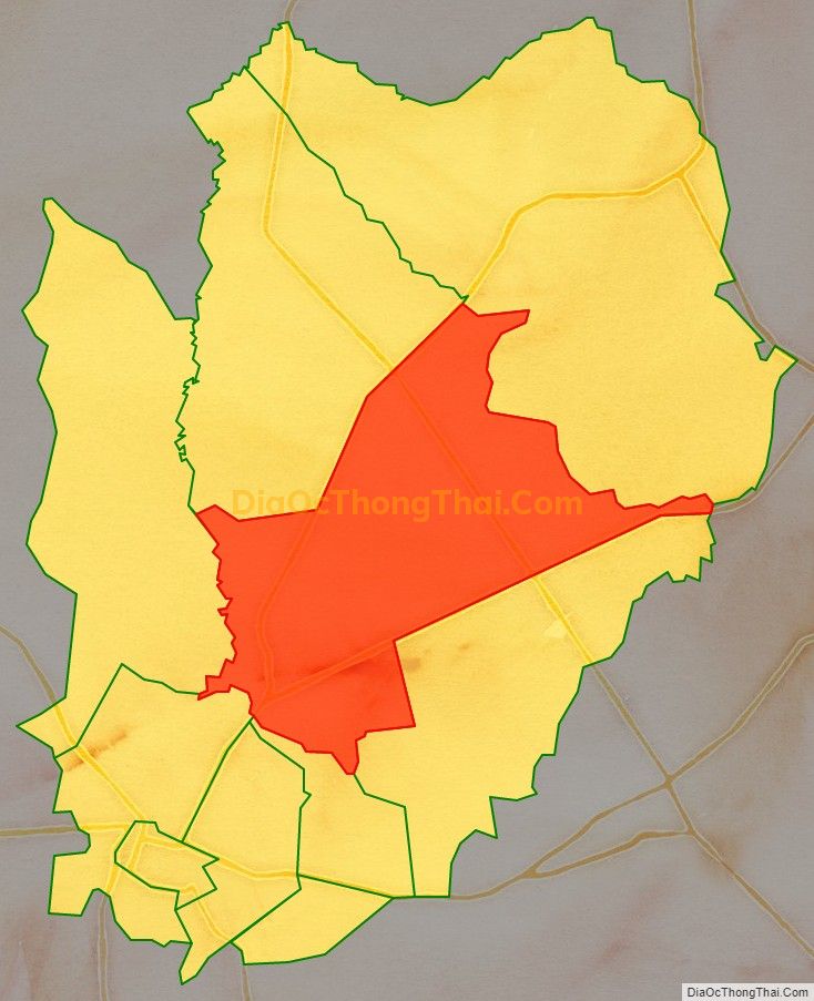 Bản đồ vị trí và địa giới hành chính Phường Ninh Sơn, TP Tây Ninh