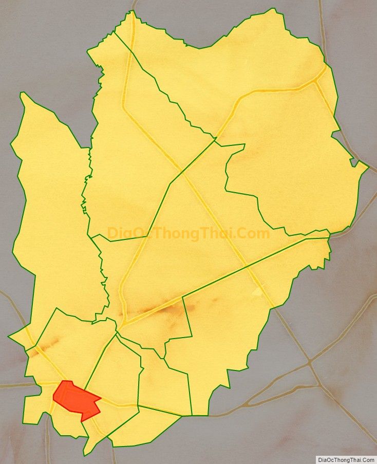 Bản đồ vị trí và địa giới hành chính Phường 2, TP Tây Ninh
