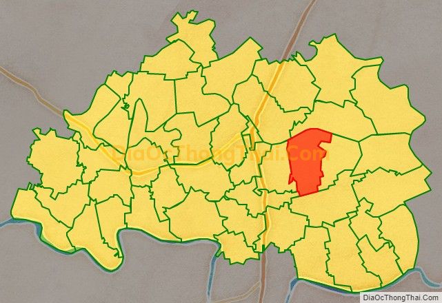 Bản đồ vị trí và địa giới hành chính Xã Đông Hà (cũ), huyện Đông Hưng
