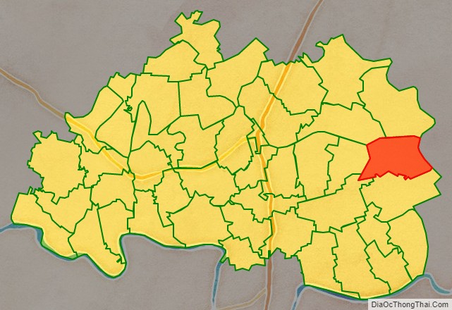 Bản đồ vị trí và địa giới hành chính Xã Đông Kinh, huyện Đông Hưng