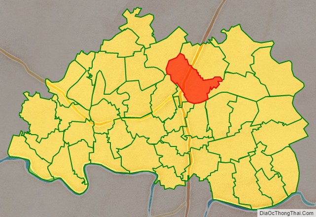 Bản đồ vị trí và địa giới hành chính Xã Đông La, huyện Đông Hưng