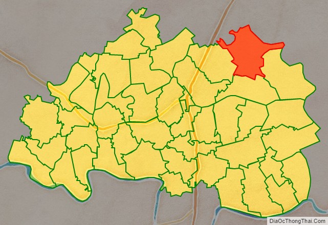 Bản đồ vị trí và địa giới hành chính Xã Đông Phương, huyện Đông Hưng