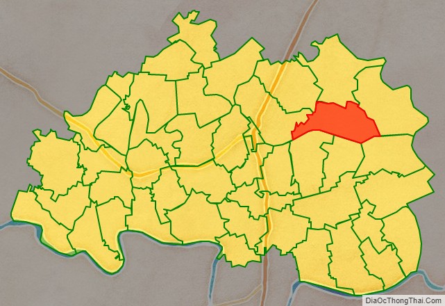 Bản đồ vị trí và địa giới hành chính Xã Đông Xá, huyện Đông Hưng