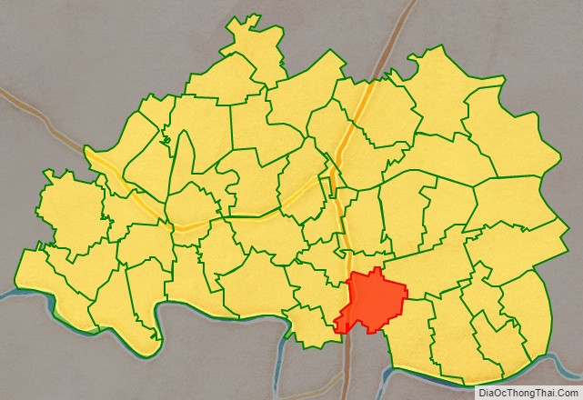 Bản đồ vị trí và địa giới hành chính Xã Đông Xuân, huyện Đông Hưng