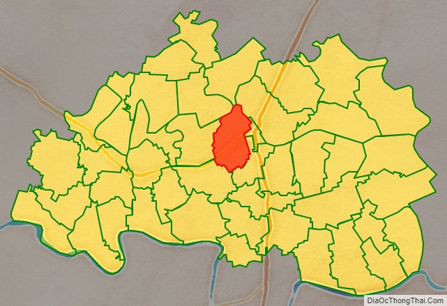 Bản đồ vị trí và địa giới hành chính Xã Nguyên Xá, huyện Đông Hưng