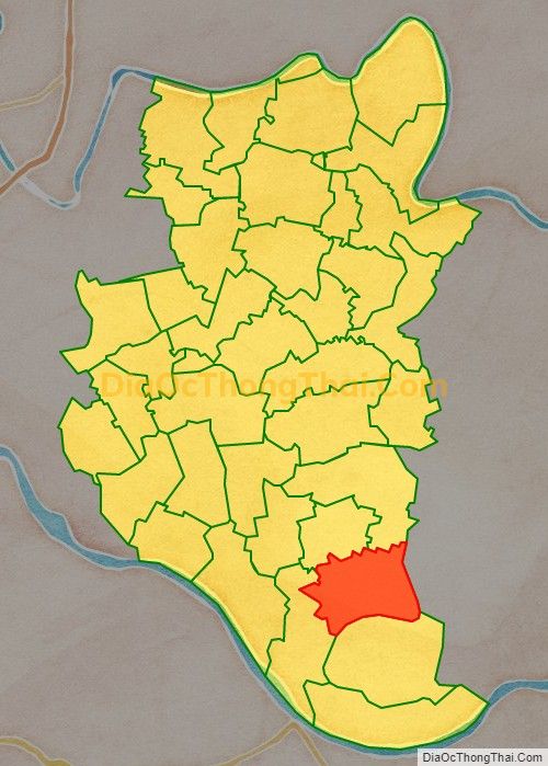 Bản đồ vị trí và địa giới hành chính Xã Nam Bình, huyện Kiến Xương