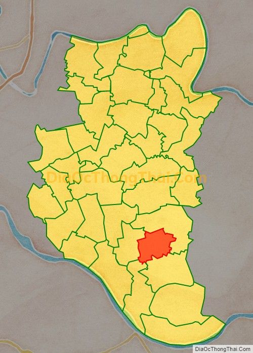 Bản đồ vị trí và địa giới hành chính Xã Quang Hưng (cũ), huyện Kiến Xương
