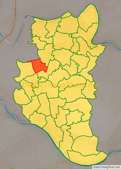 Bản đồ vị trí và địa giới hành chính Xã Vũ An, huyện Kiến Xương