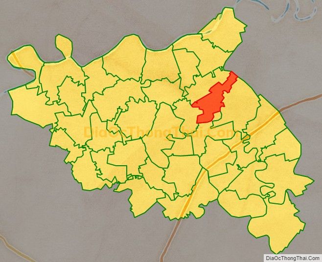 Bản đồ vị trí và địa giới hành chính Xã An Cầu, huyện Quỳnh Phụ