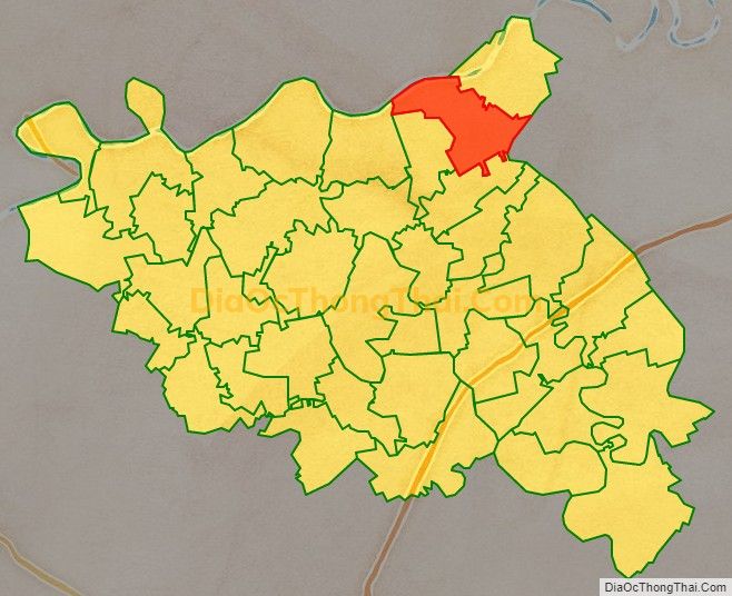 Bản đồ vị trí và địa giới hành chính Xã An Đồng, huyện Quỳnh Phụ