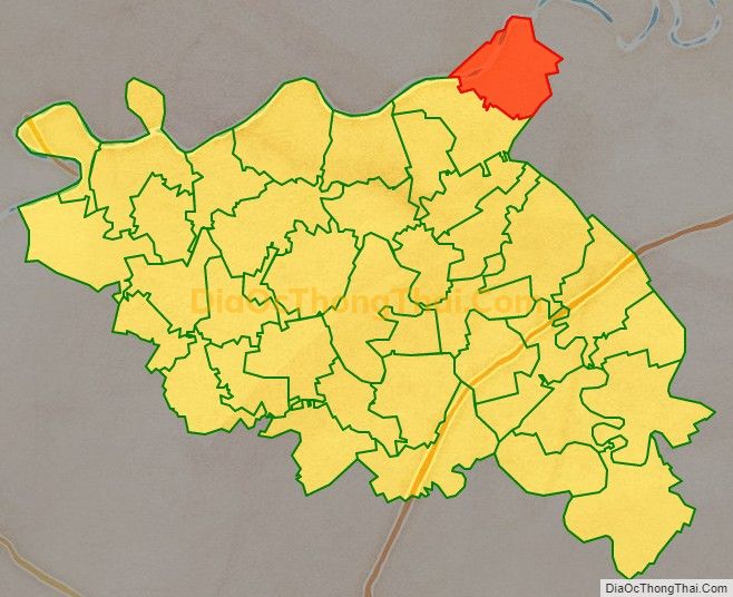 Bản đồ vị trí và địa giới hành chính Xã An Khê, huyện Quỳnh Phụ