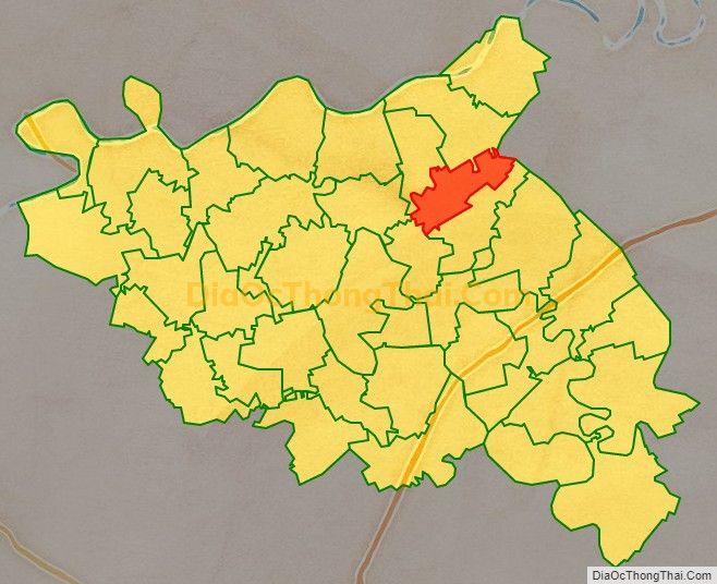 Bản đồ vị trí và địa giới hành chính Xã An Thái, huyện Quỳnh Phụ