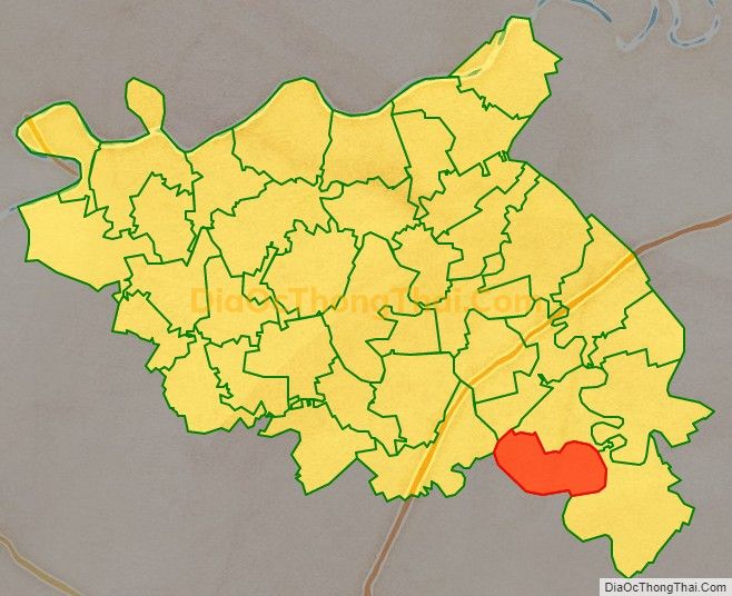 Bản đồ vị trí và địa giới hành chính Xã An Tràng, huyện Quỳnh Phụ