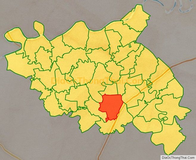 Bản đồ vị trí và địa giới hành chính Xã An Vinh, huyện Quỳnh Phụ