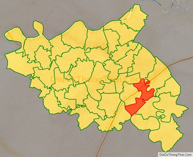 Bản đồ vị trí và địa giới hành chính Xã An Vũ, huyện Quỳnh Phụ