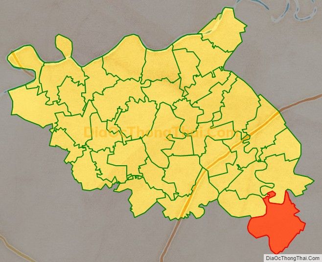 Bản đồ vị trí và địa giới hành chính Xã Đồng Tiến, huyện Quỳnh Phụ