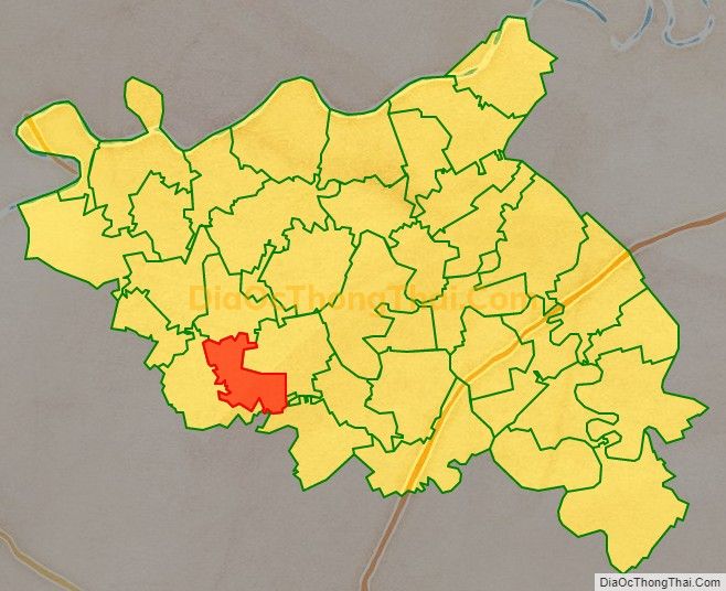 Bản đồ vị trí và địa giới hành chính Xã Quỳnh Bảo, huyện Quỳnh Phụ