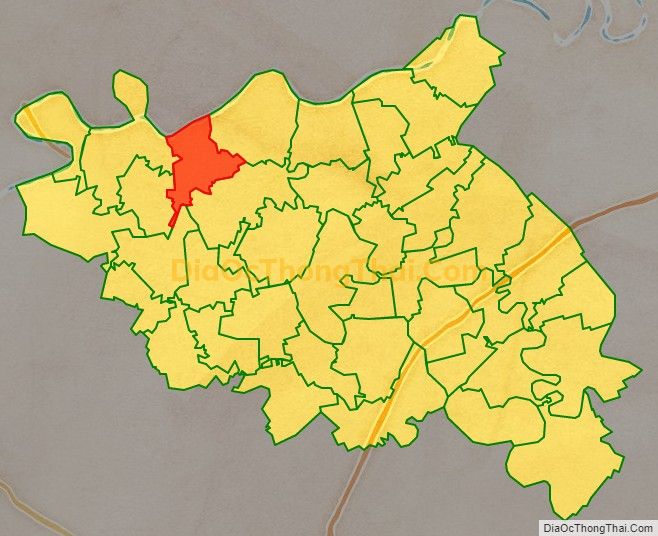 Bản đồ vị trí và địa giới hành chính Xã Quỳnh Giao, huyện Quỳnh Phụ