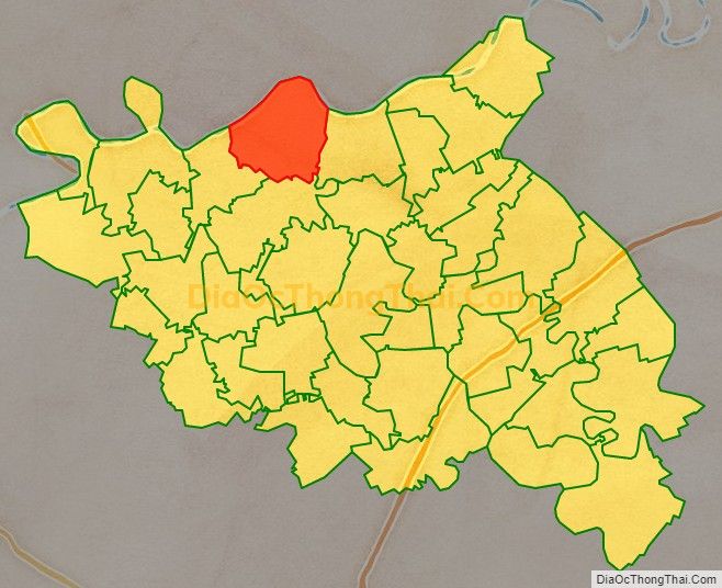 Bản đồ vị trí và địa giới hành chính Xã Quỳnh Hoa, huyện Quỳnh Phụ