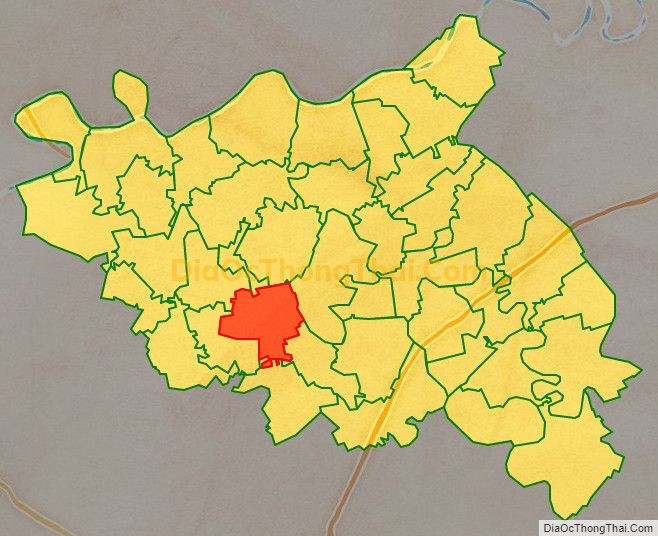 Bản đồ vị trí và địa giới hành chính Xã Quỳnh Hưng, huyện Quỳnh Phụ