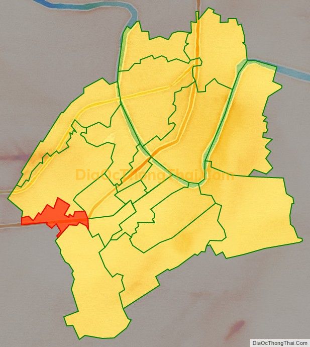 Bản đồ vị trí và địa giới hành chính Phường Phú Khánh, TP Thái Bình