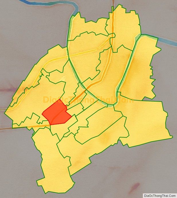 Bản đồ vị trí và địa giới hành chính Phường Trần Hưng Đạo, TP Thái Bình