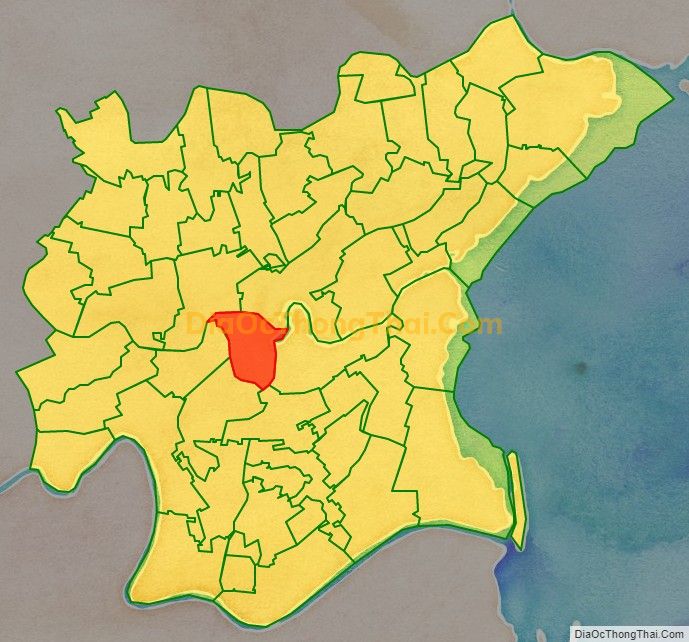 Bản đồ vị trí và địa giới hành chính Xã Thái Thủy (cũ), huyện Thái Thụy