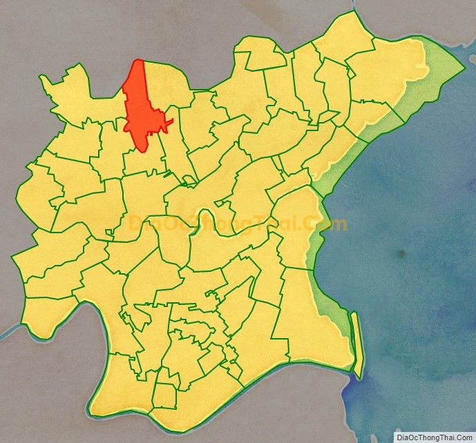 Bản đồ vị trí và địa giới hành chính Xã Thụy Hưng, huyện Thái Thụy