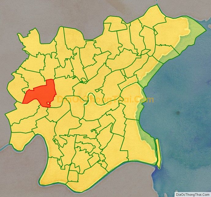 Bản đồ vị trí và địa giới hành chính Xã Thụy Phong, huyện Thái Thụy