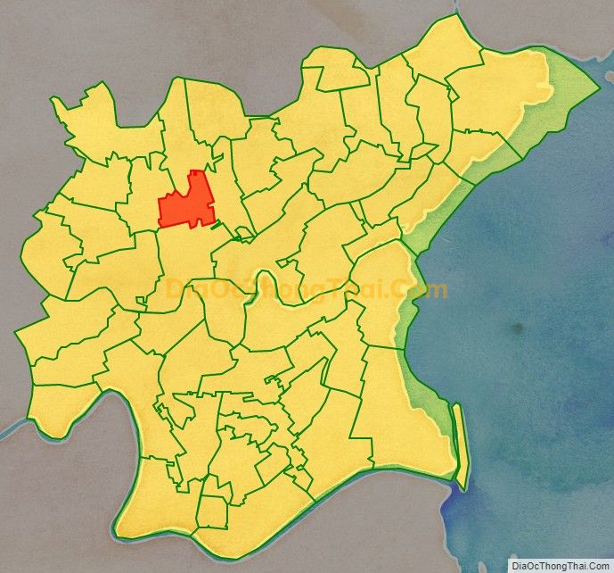 Bản đồ vị trí và địa giới hành chính Xã Thụy Phúc (cũ), huyện Thái Thụy