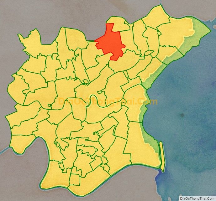 Bản đồ vị trí và địa giới hành chính Xã Thụy Quỳnh, huyện Thái Thụy