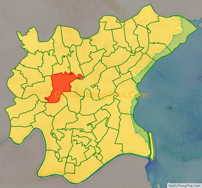 Bản đồ vị trí và địa giới hành chính Xã Thụy Sơn, huyện Thái Thụy