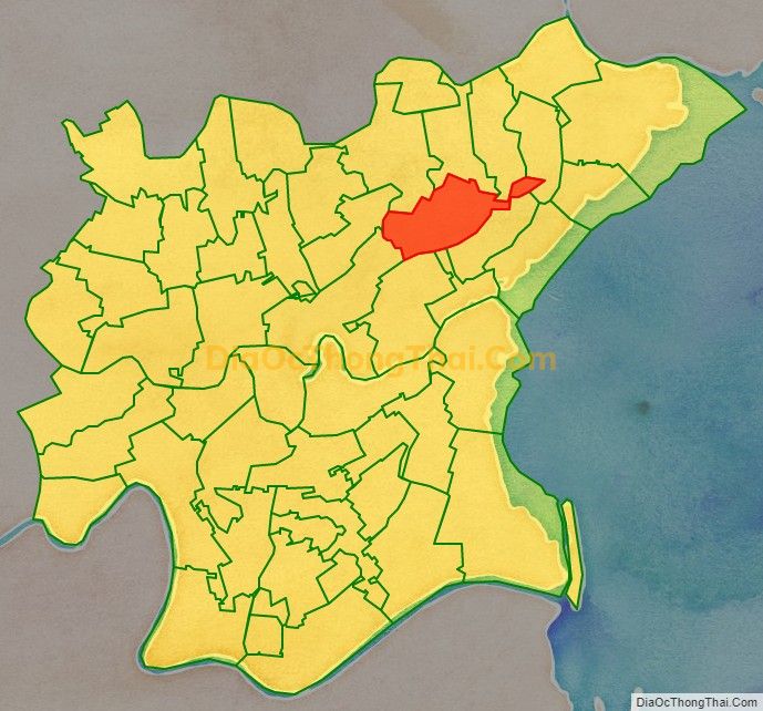 Bản đồ vị trí và địa giới hành chính Xã Thụy Trình, huyện Thái Thụy