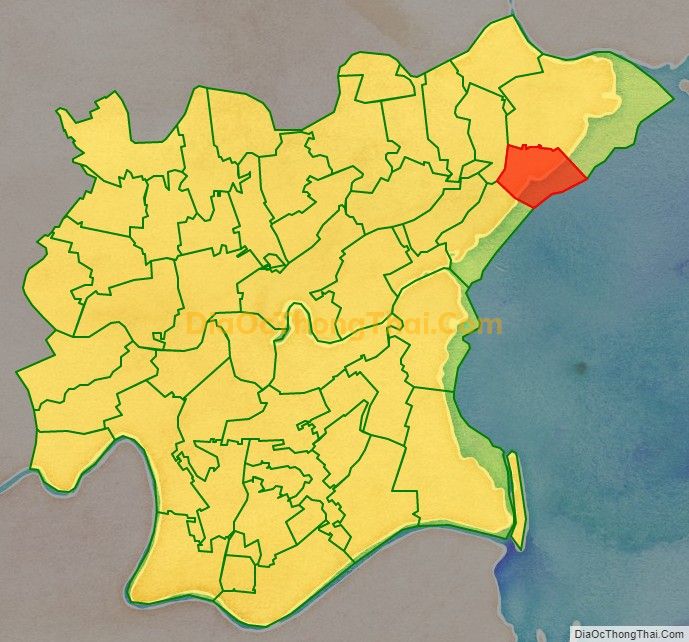 Bản đồ vị trí và địa giới hành chính Xã Thụy Xuân, huyện Thái Thụy