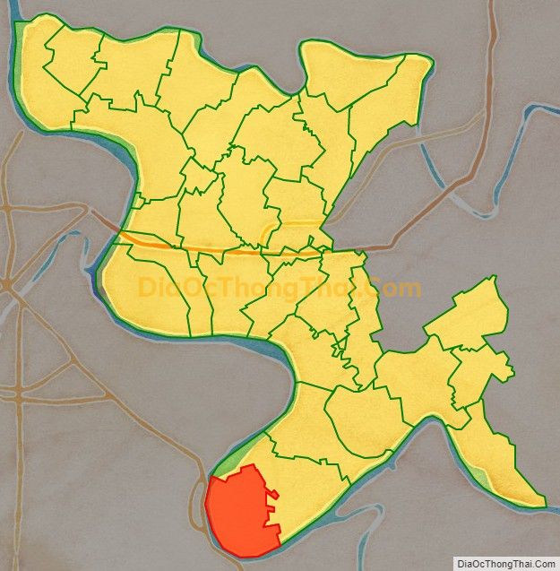 Bản đồ vị trí và địa giới hành chính Xã Hồng Phong, huyện Vũ Thư