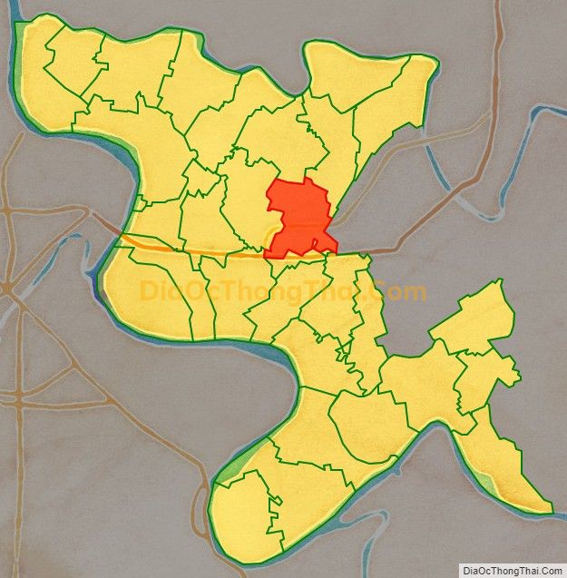 Bản đồ vị trí và địa giới hành chính Xã Minh Quang, huyện Vũ Thư